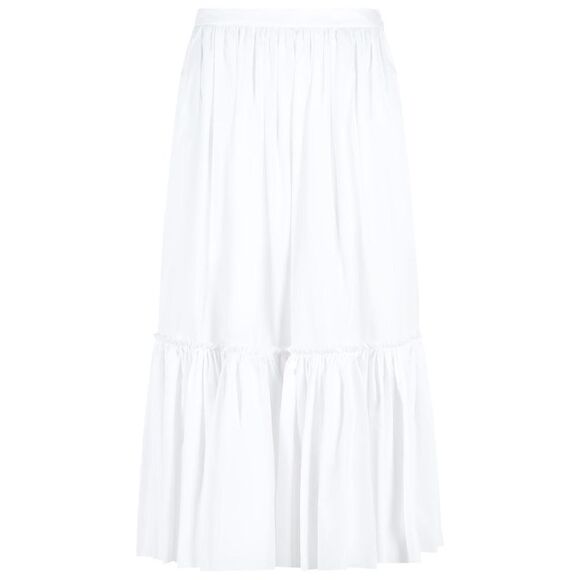 JIL SANDER Dresses & Skirts - Jil Sander Skirt In White Cotton Poplin Women